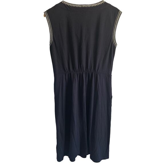 Boden‎ Women’s US Size 6L Navy Catriona Embroidered Tunic Dress - Picture 3 of 8